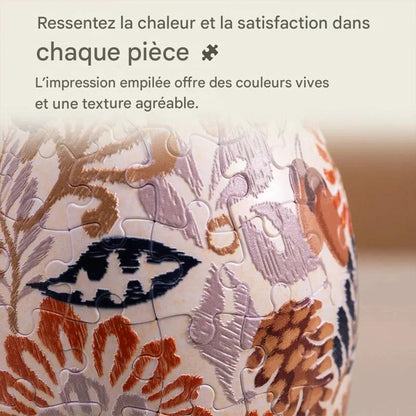 ✨Vase puzzle artistique 3D à thème saisonnier 🌸 Un cadeau parfait 🎁