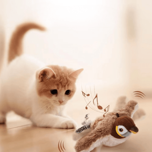 Oiseau Interactif Réaliste pour Chats