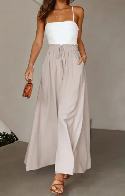 IMIDA™ - Pantalons longs à taille haute
