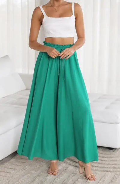 IMIDA™ - Pantalons longs à taille haute