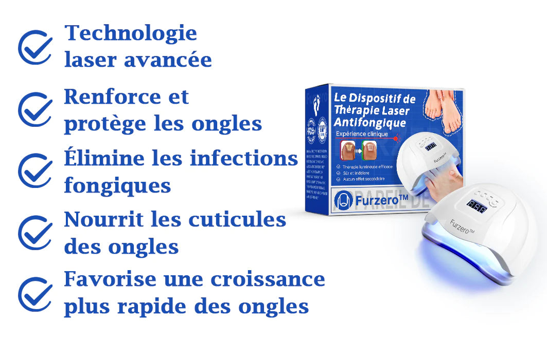 PureNailMC | Appareil de thérapie laser fongique - votre arme secrète contre la mycose des ongles