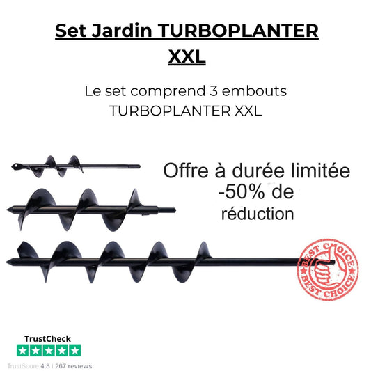 Set Jardin TURBOPLANTER XXL