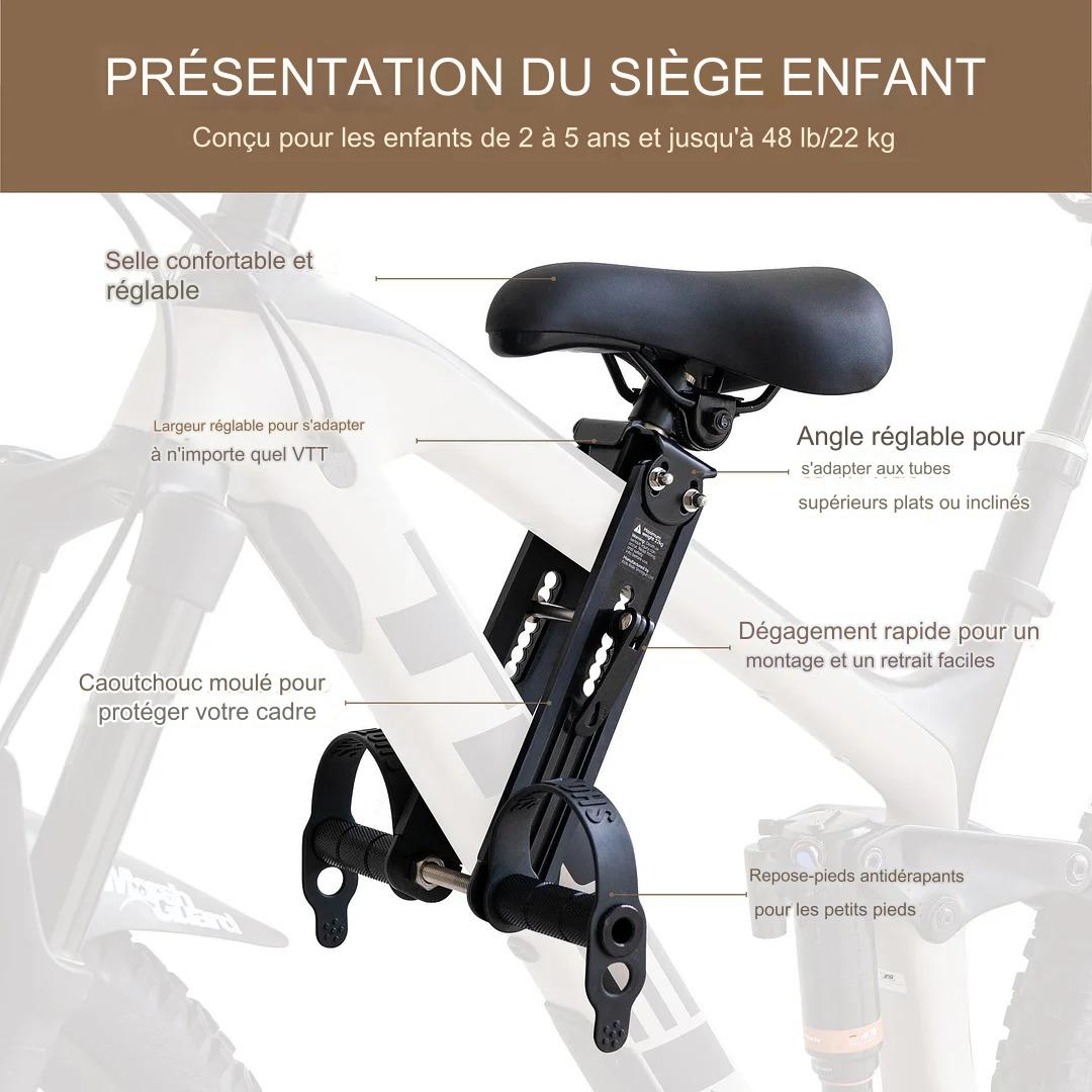 Siège Enfant Avant pour Vélo