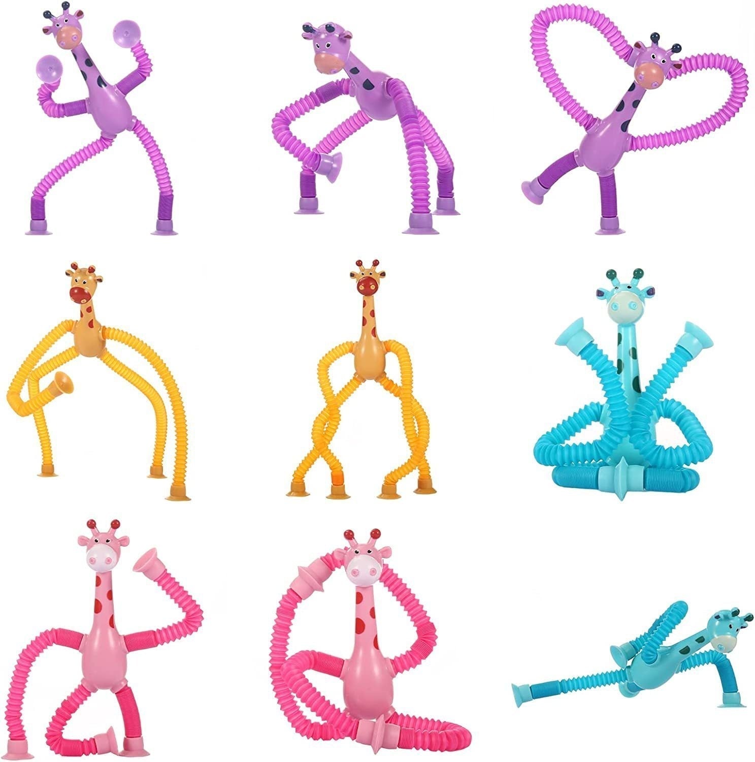 Set de Girafes Flexibles (ensemble 4 pièces)