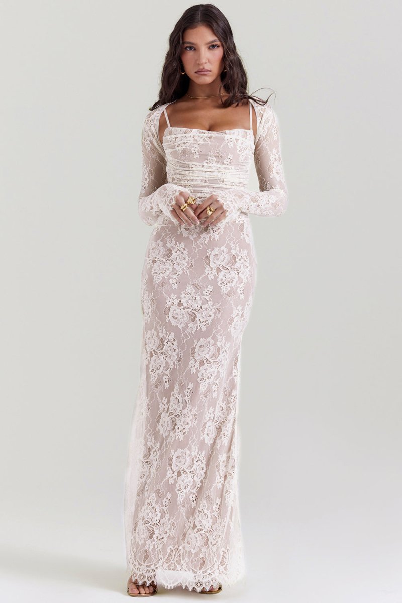 Robe en dentelle