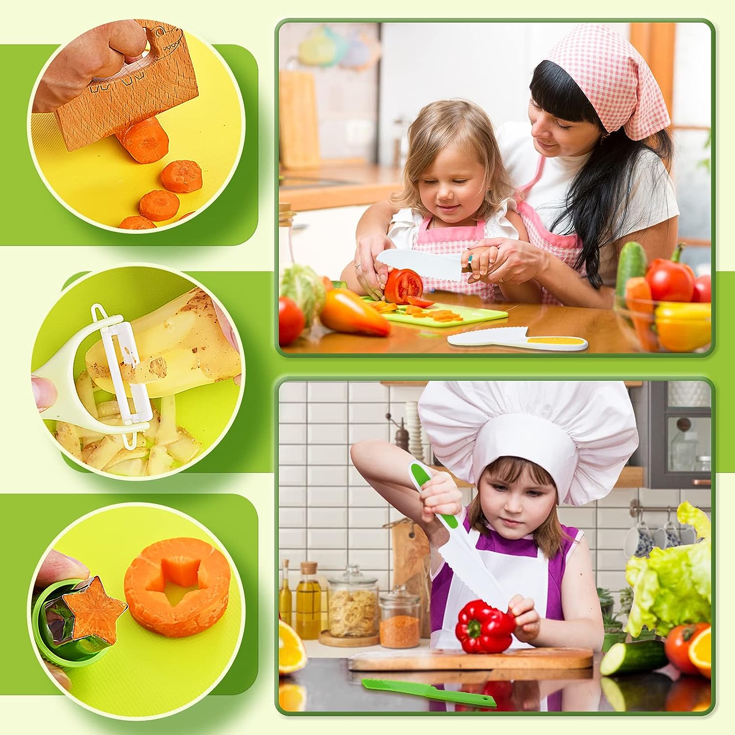 Kit de Cuisine Montessori (13 Éléments)