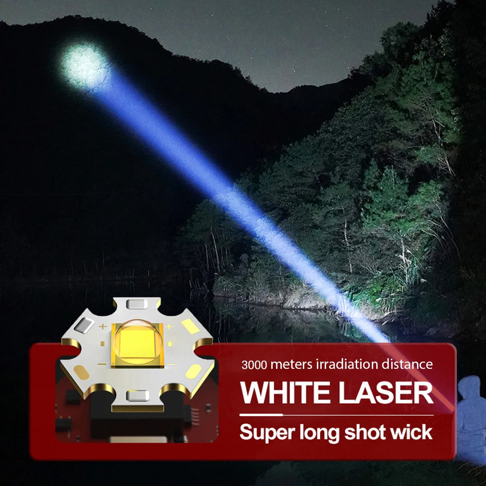 SuperBright - Lampe de poche d'extérieur super lumineuse