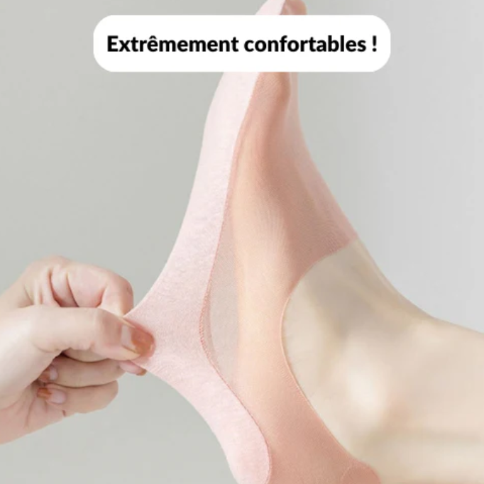 Chaussettes Invisibles Confort Soie