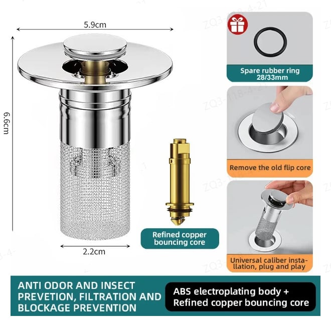 Filtre Anti-Odeurs et Insectes