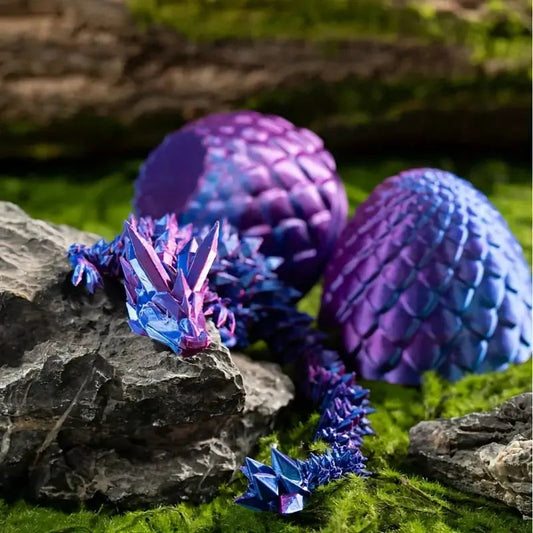 CrystalGuardian Dragon articulé