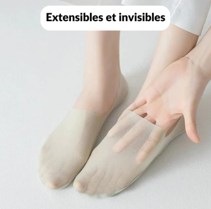 Chaussettes Invisibles Confort Soie