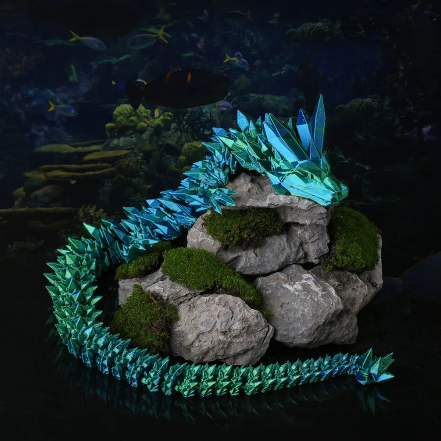 CrystalGuardian Dragon articulé
