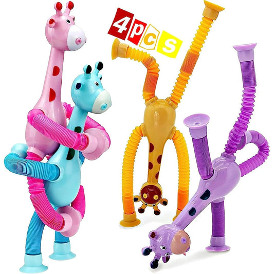 Set de Girafes Flexibles (ensemble 4 pièces)