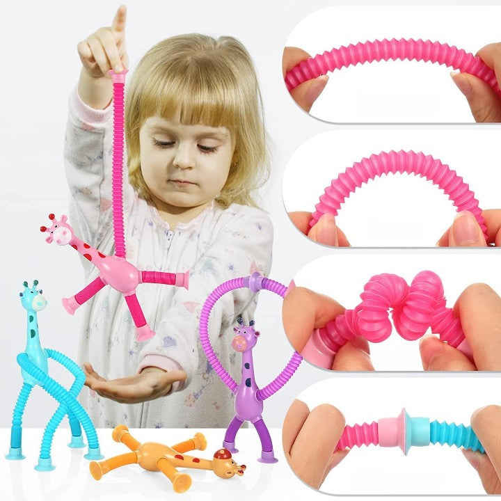 Set de Girafes Flexibles (ensemble 4 pièces)