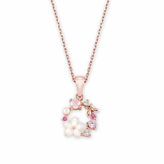 Collier fleurs de printemps