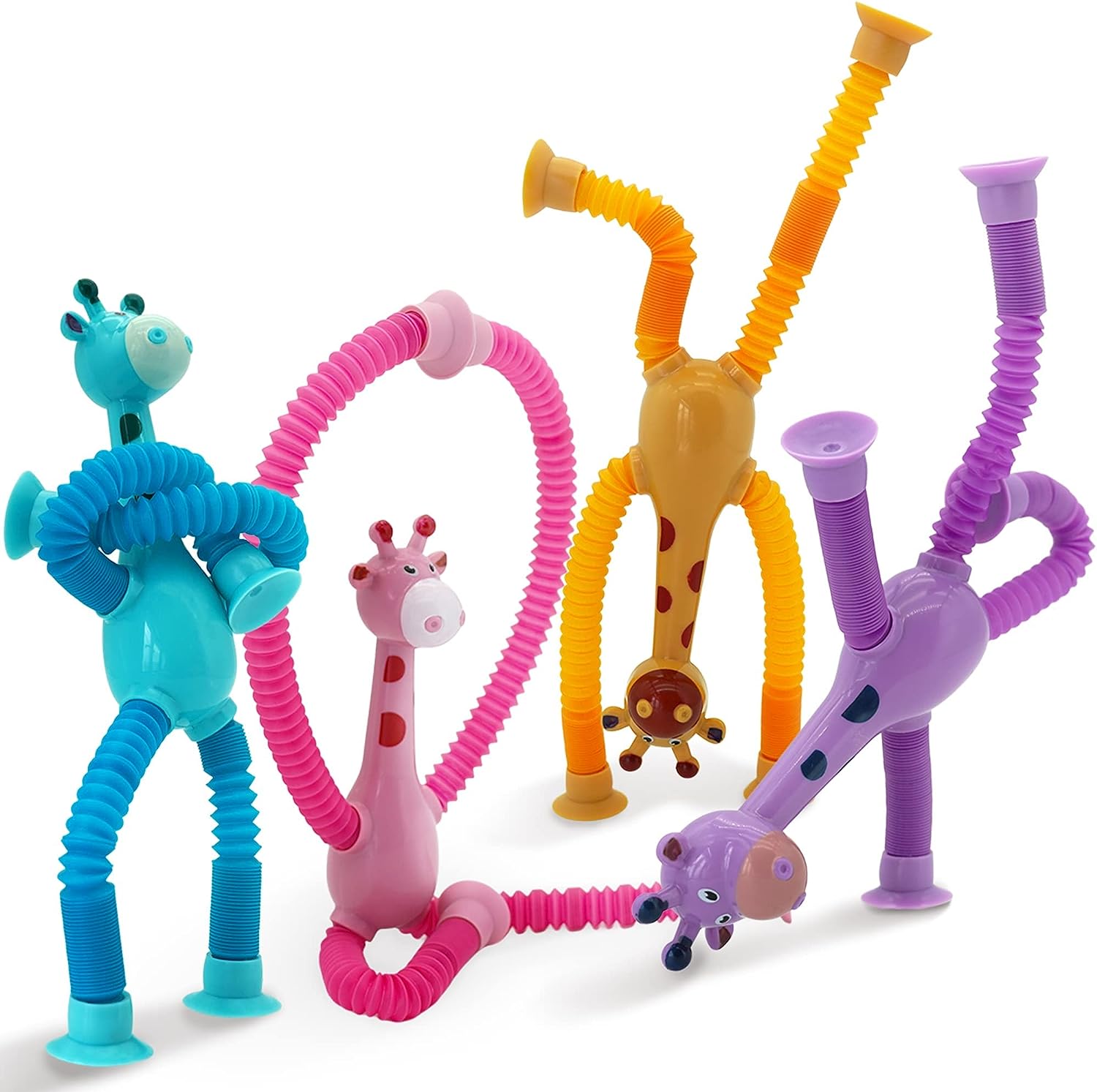 Set de Girafes Flexibles (ensemble 4 pièces)