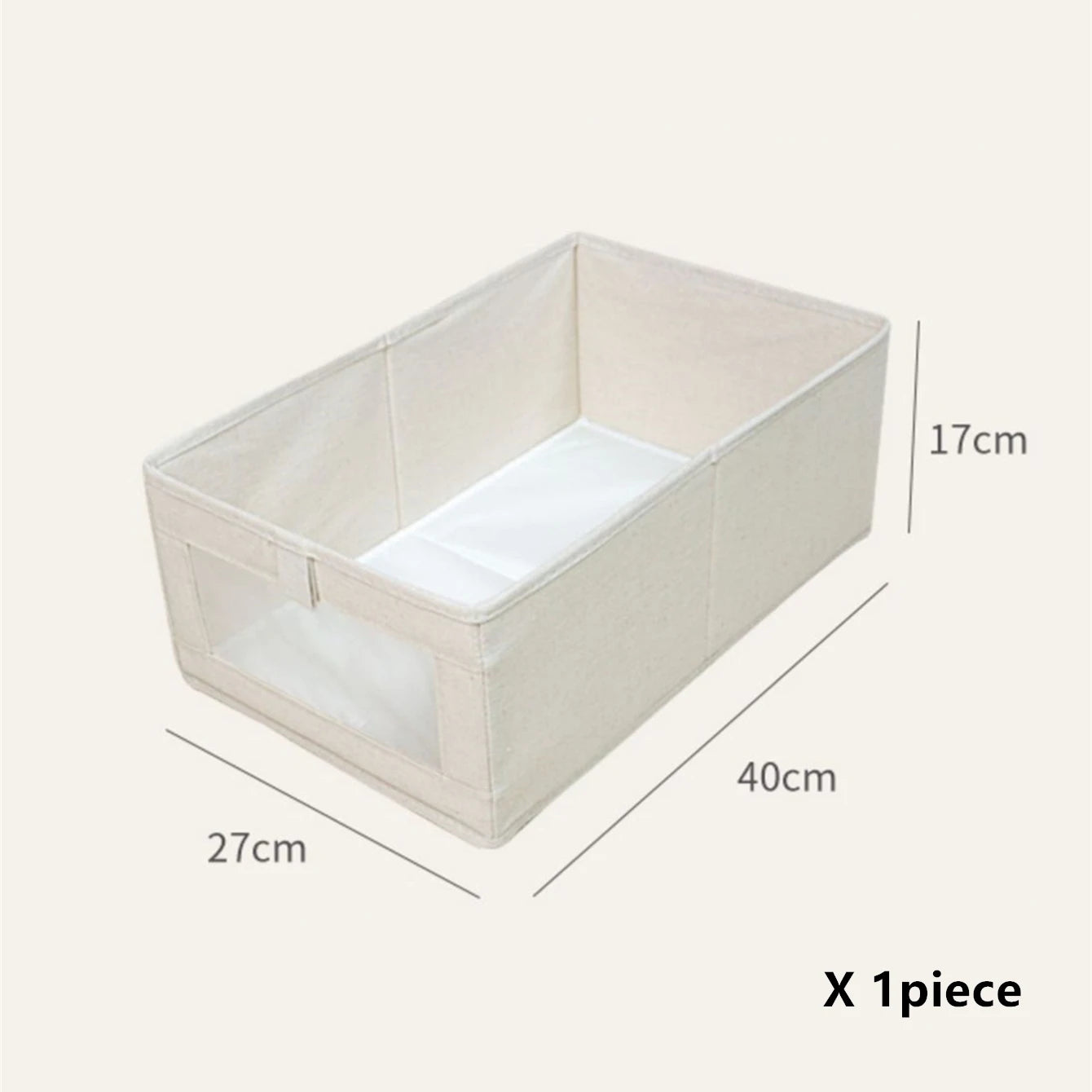 Lot de 5 Boîte de Rangement Pliable Visi-Comfy