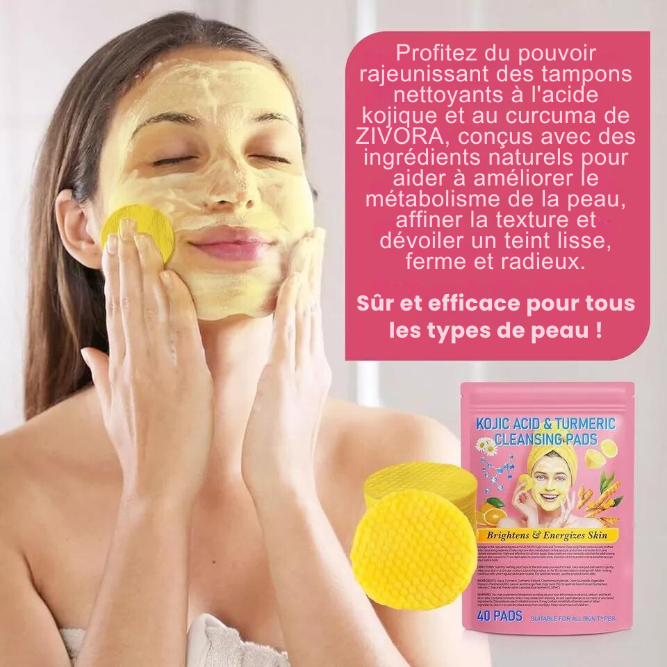 Pads Éclat Curcuma Acide Kojique