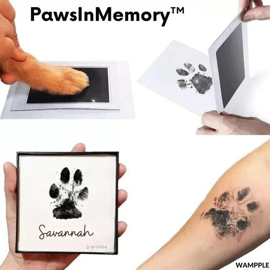 PawsInMemory™ - Kit d'empreintes pour chien et chat