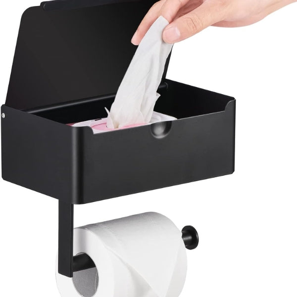 Porte-rouleau de papier toilette multifonctionnel