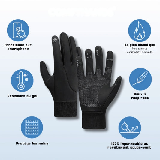 ThermoGrip Gants Chaleur | 1+1 GRATUIT