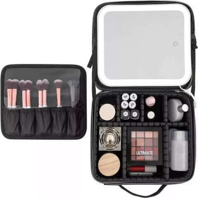 Lumière Beauté - Trousse de Maquillage Miroir LED