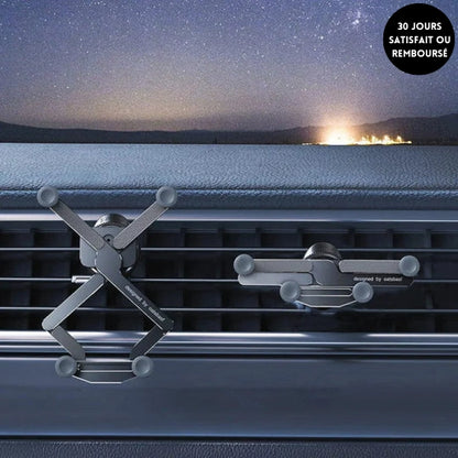 Xholdr™ - Support de téléphone de voiture à montage sur grille d'aération invisible
