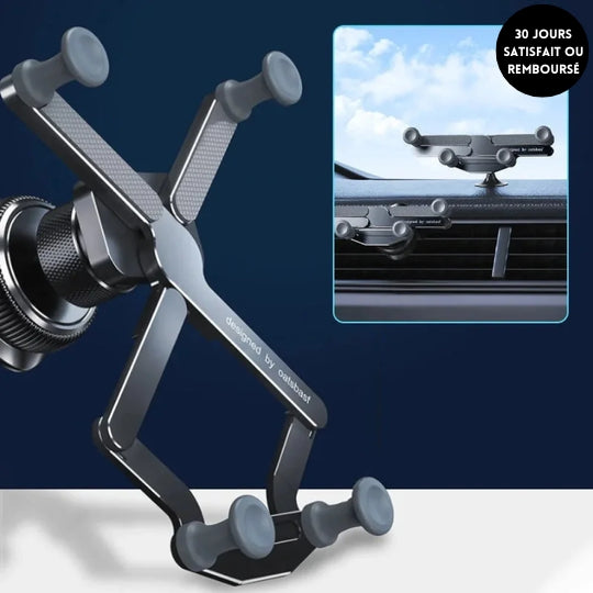 Xholdr™ - Support de téléphone de voiture à montage sur grille d'aération invisible