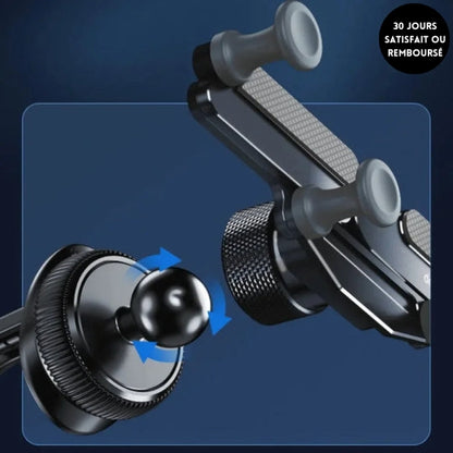 Xholdr™ - Support de téléphone de voiture à montage sur grille d'aération invisible