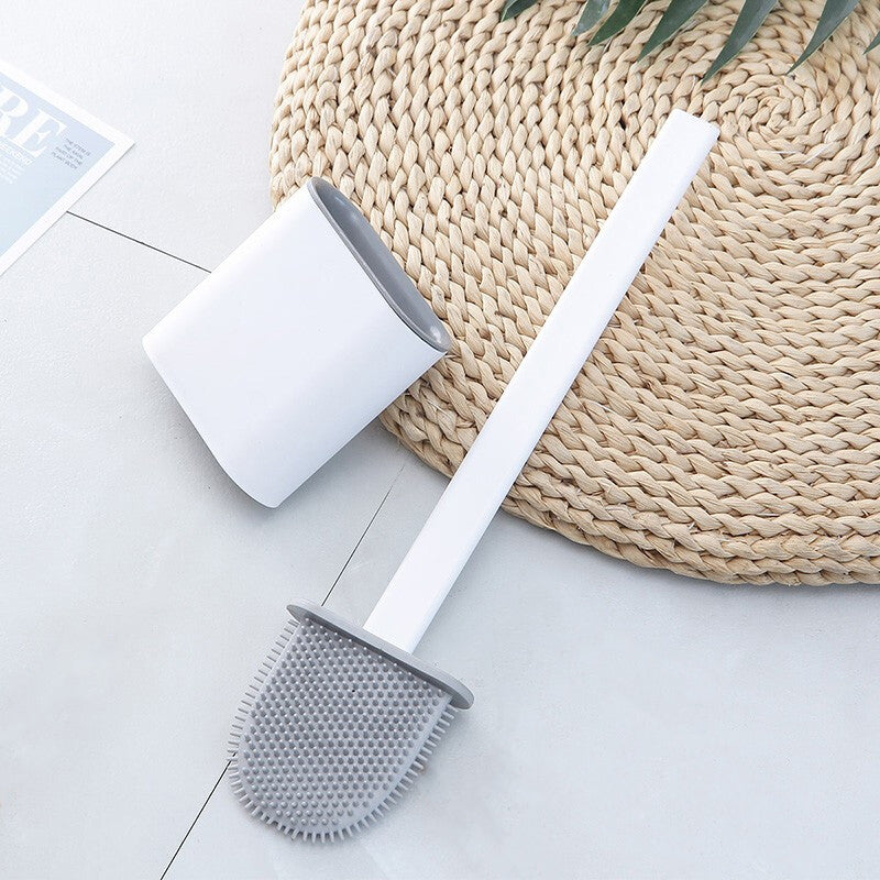 Brosse de toilette en silicone Hussea